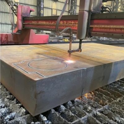 Q355B Weldplaten van koolstofstaal Verwerking op maat Eenvoudig gewicht 100 ton