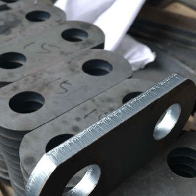 Carbon Steel Custom Metal Plate Cutting Parts Radiating Vele Industriële Velden