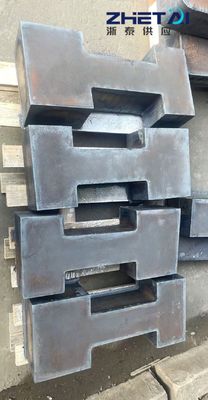 Gepersonaliseerde koolstofstaalplaten door CNC-vlamsnijden voor zware machines